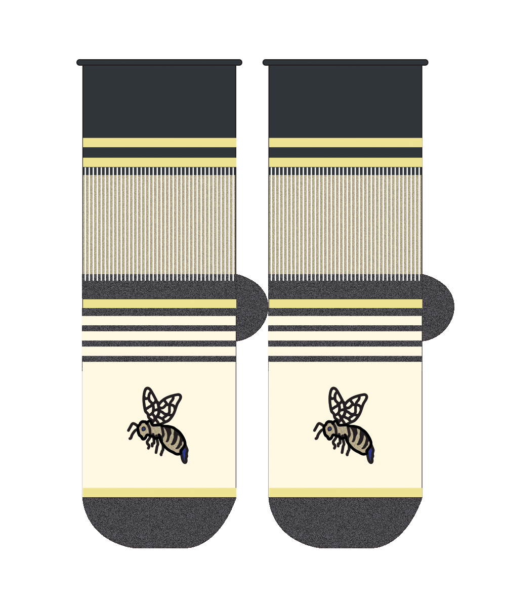Shining Bee Sock