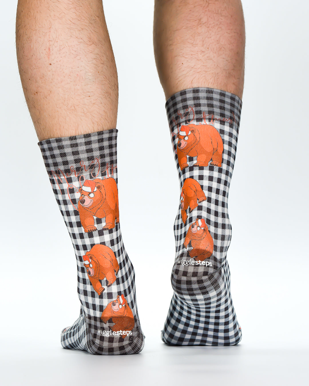 Holly Bear Man Socks