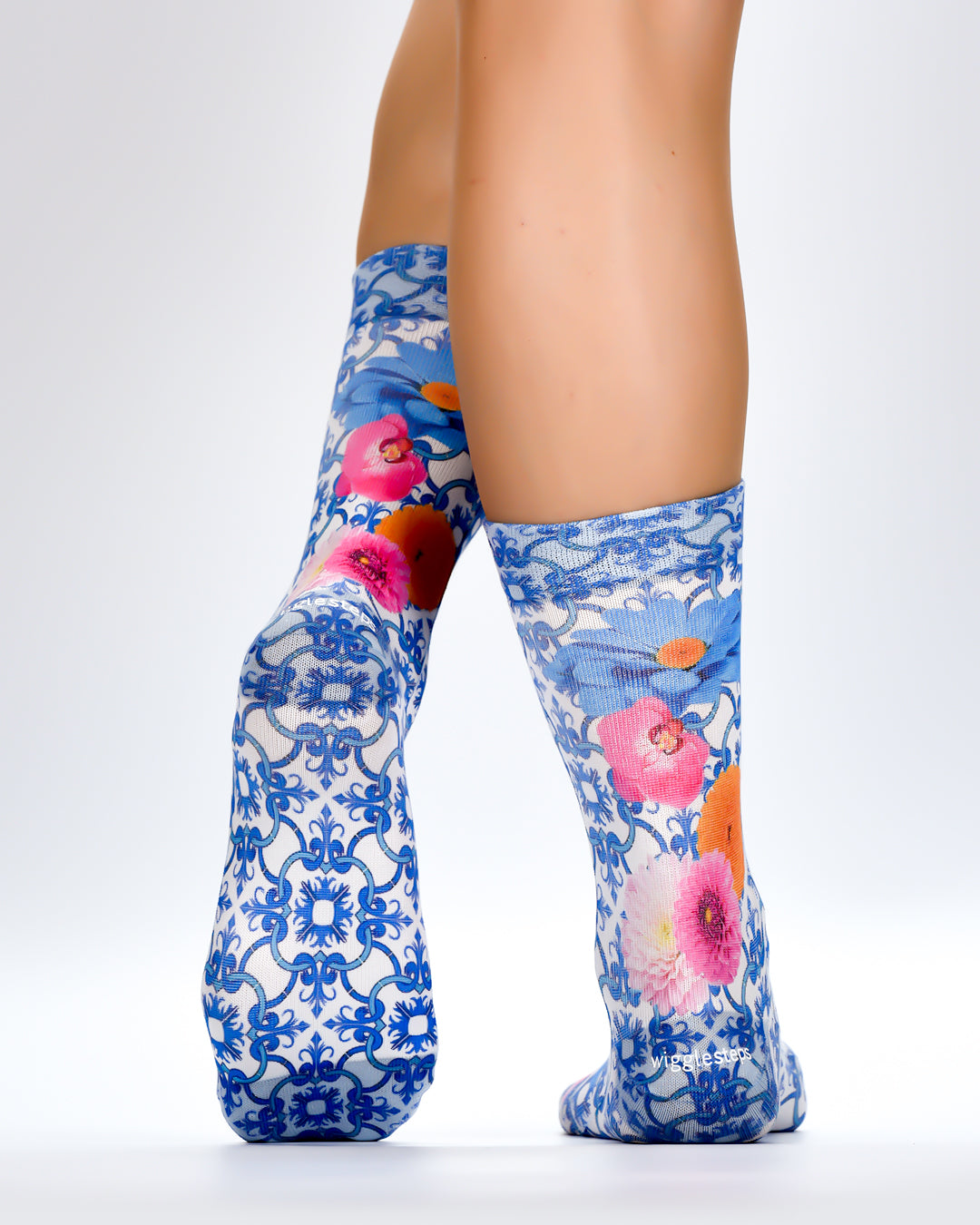 Flower Ceramic Lady Sock