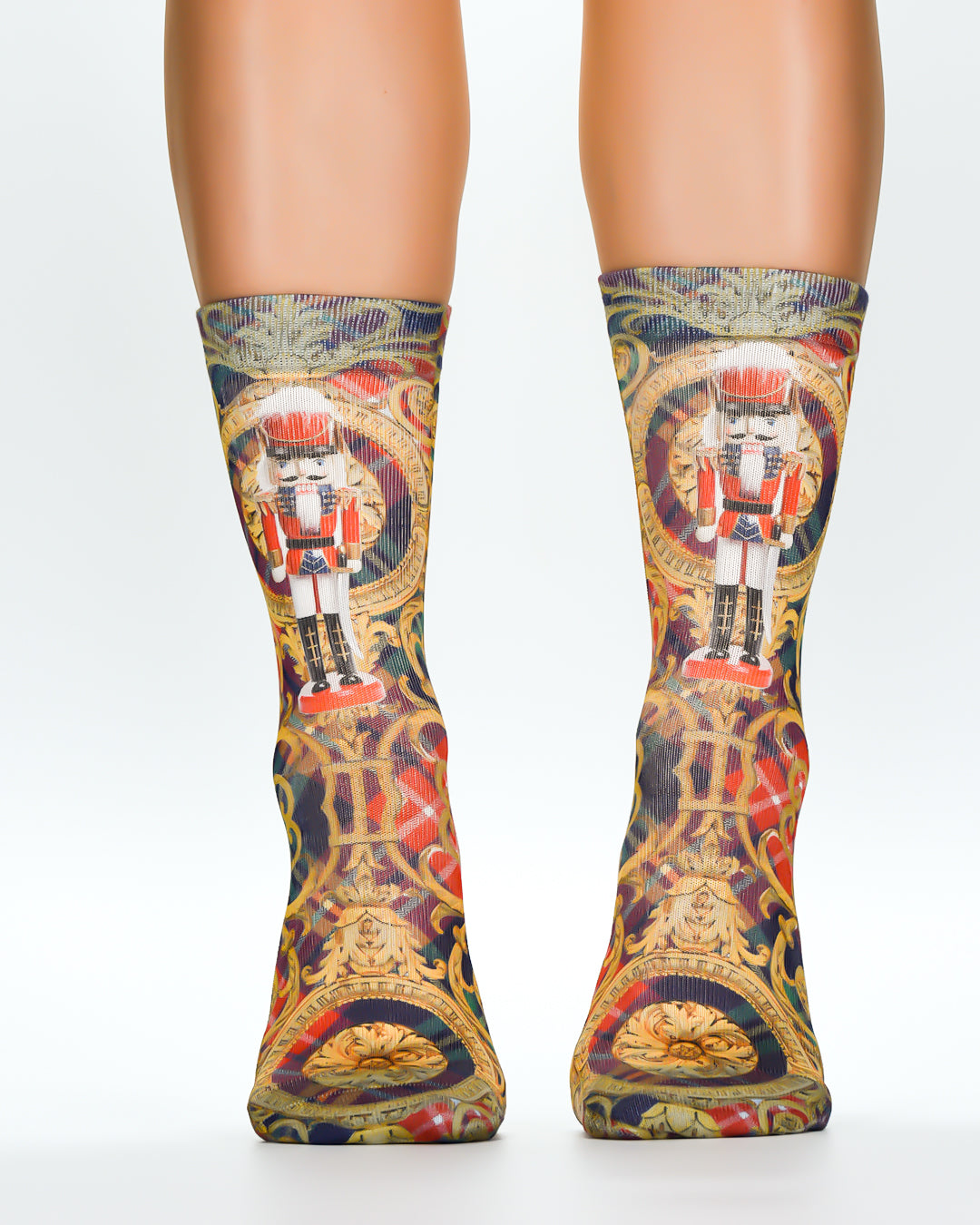 Vintage Nutcracker Man Sock