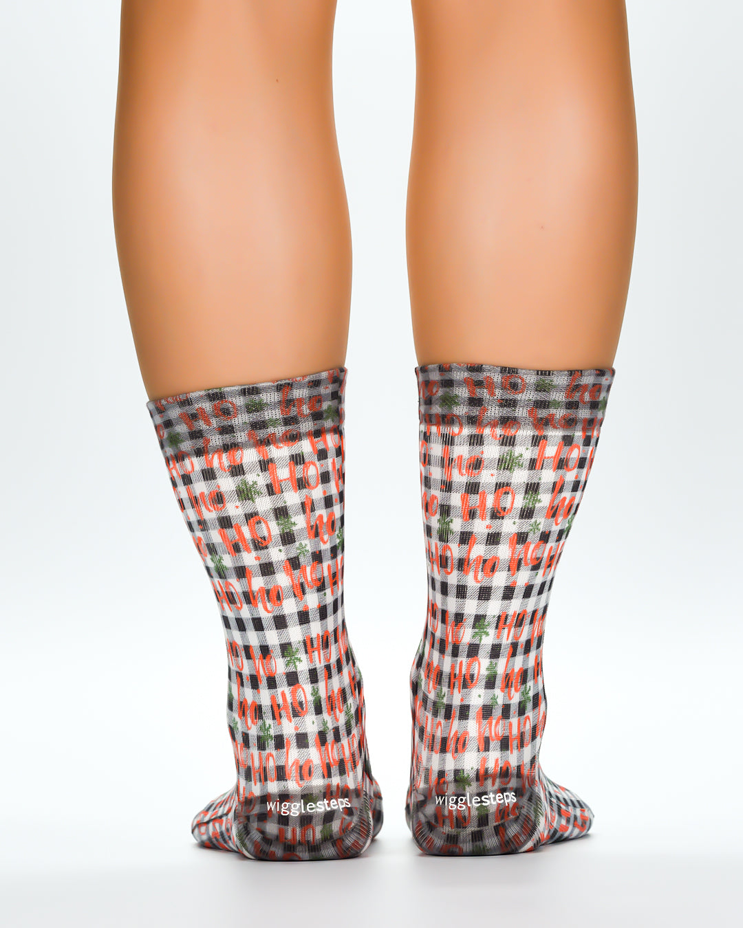 Ho Ho Ho Check Lady Sock
