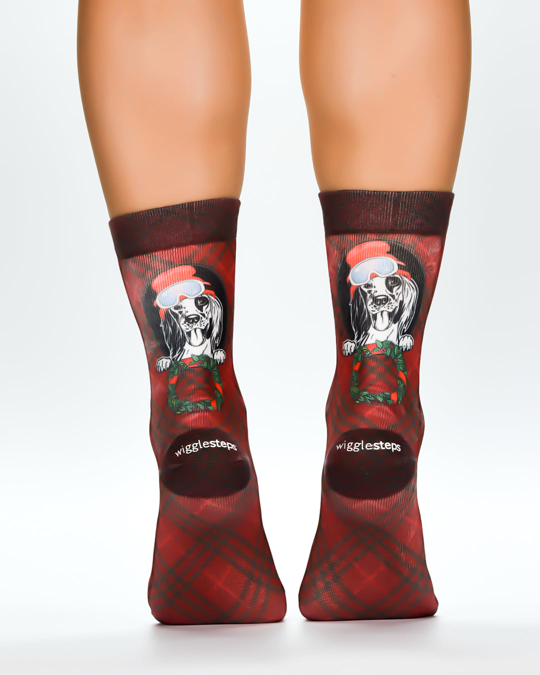 Christmas Dog Lady Sock