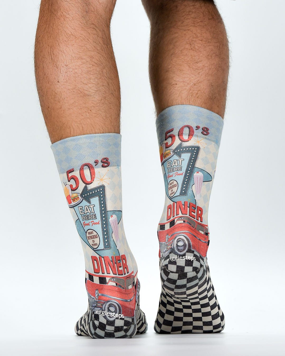 50' S Diner Man Sock