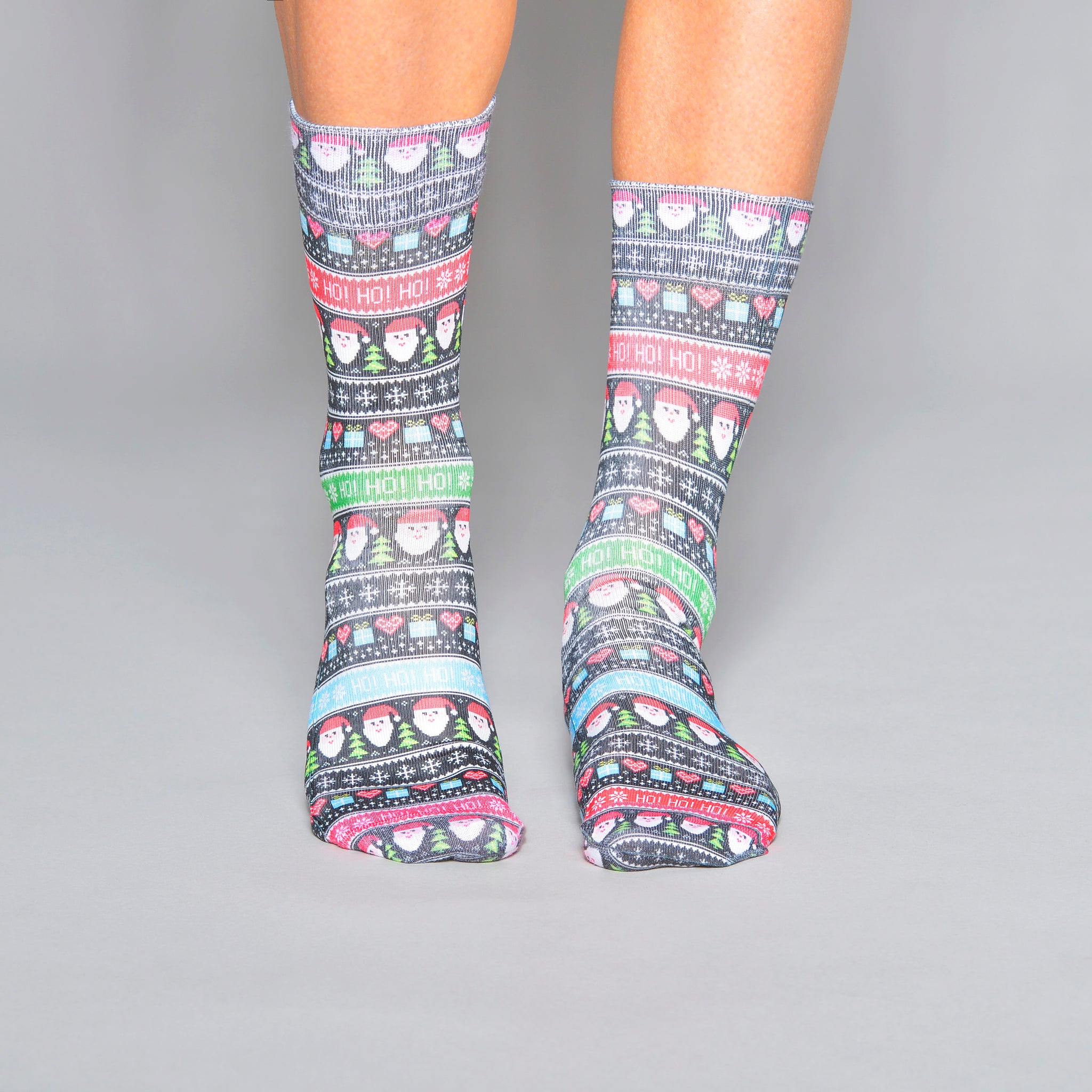 Santa Ethnic Lady Socks