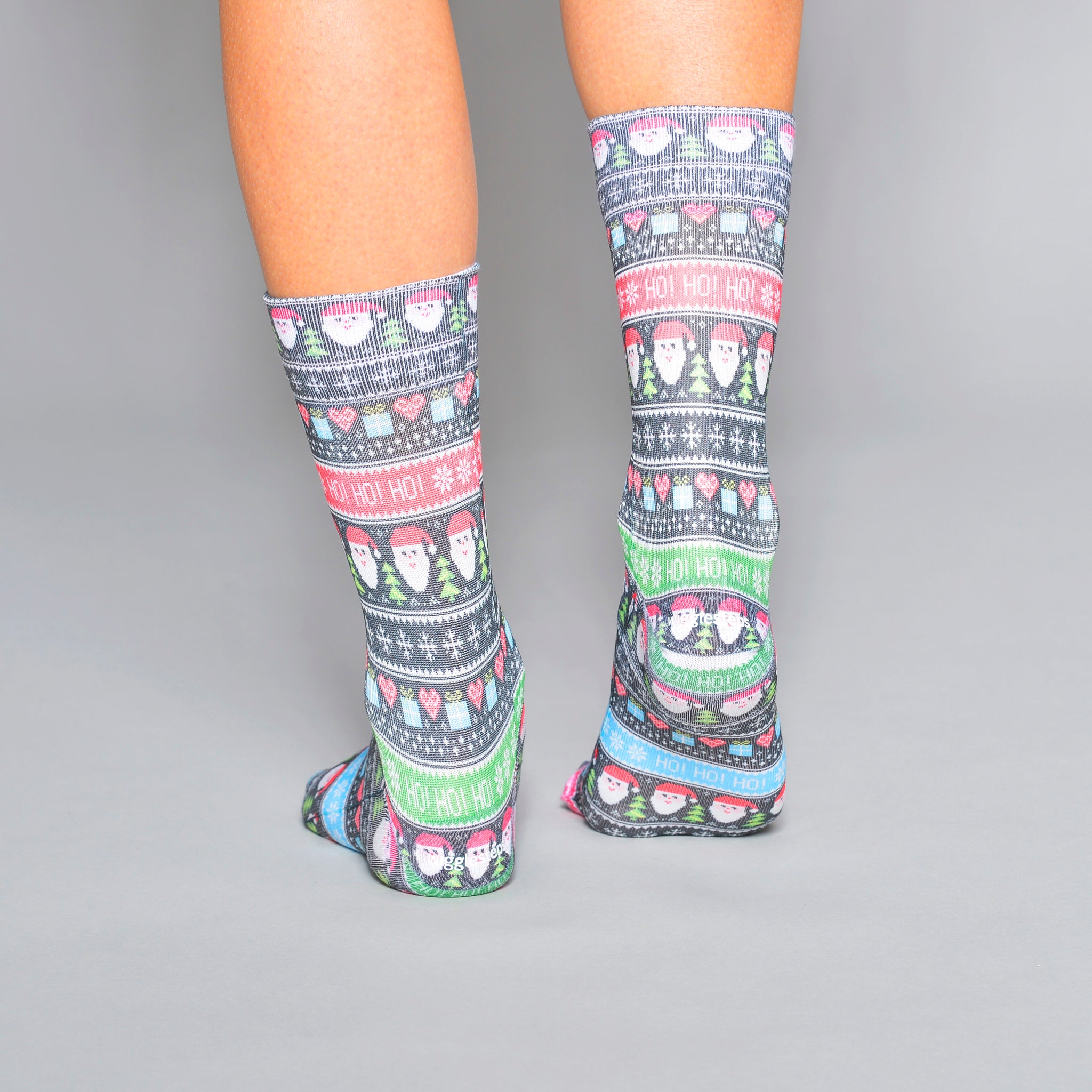 Santa Ethnic Lady Socks