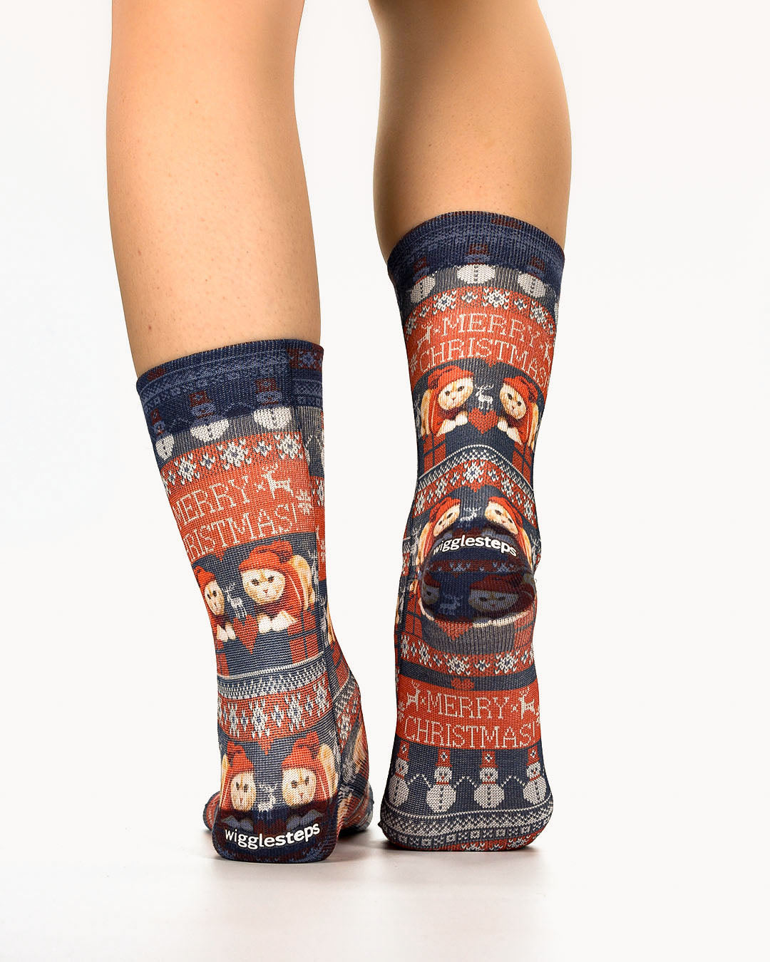 Xmas Cat Lady Sock