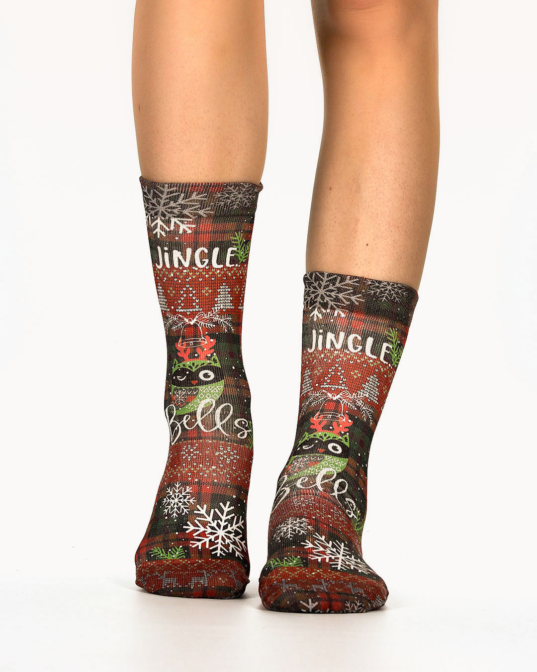 Tartan Owl Lady Sock