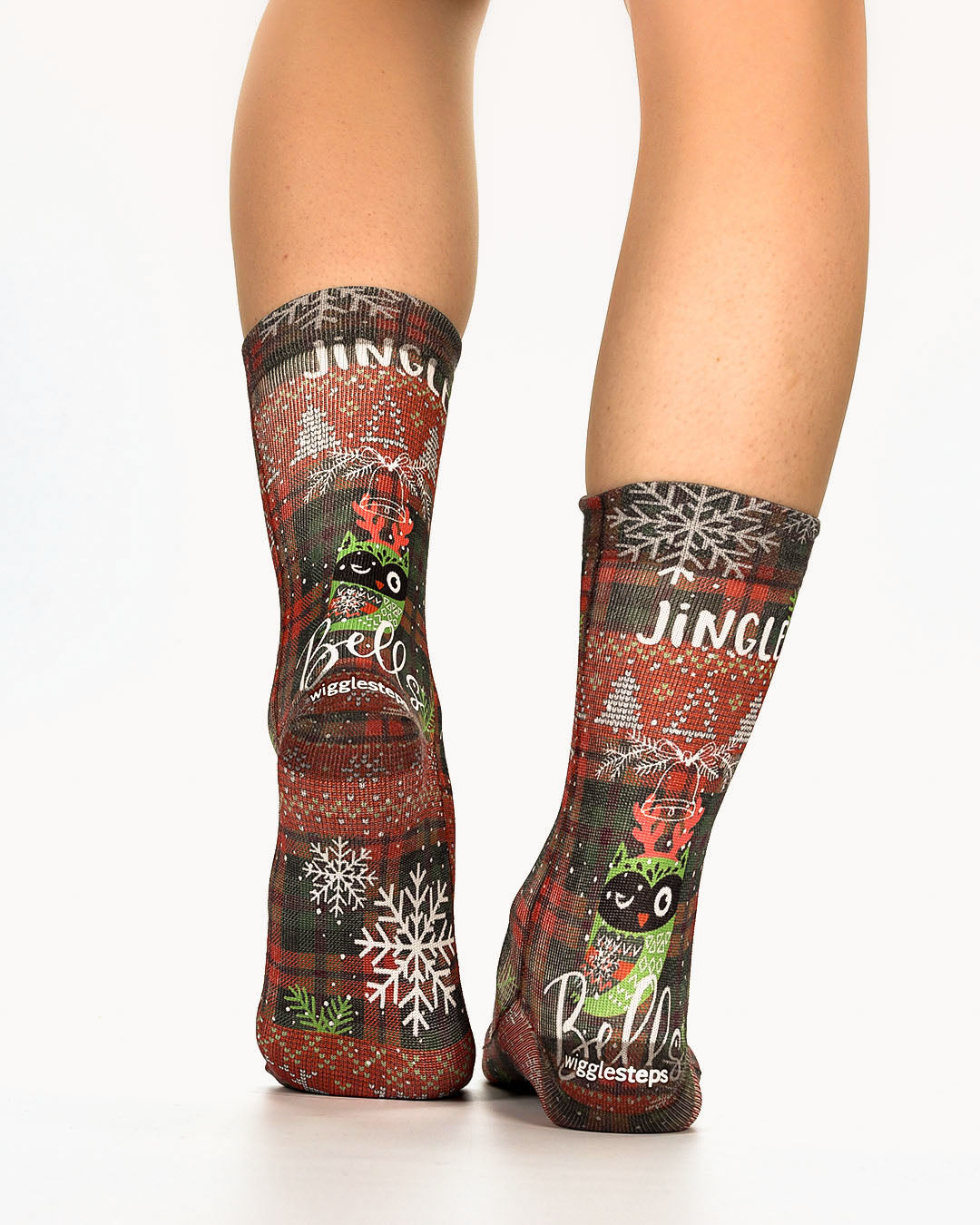 Tartan Owl Lady Sock